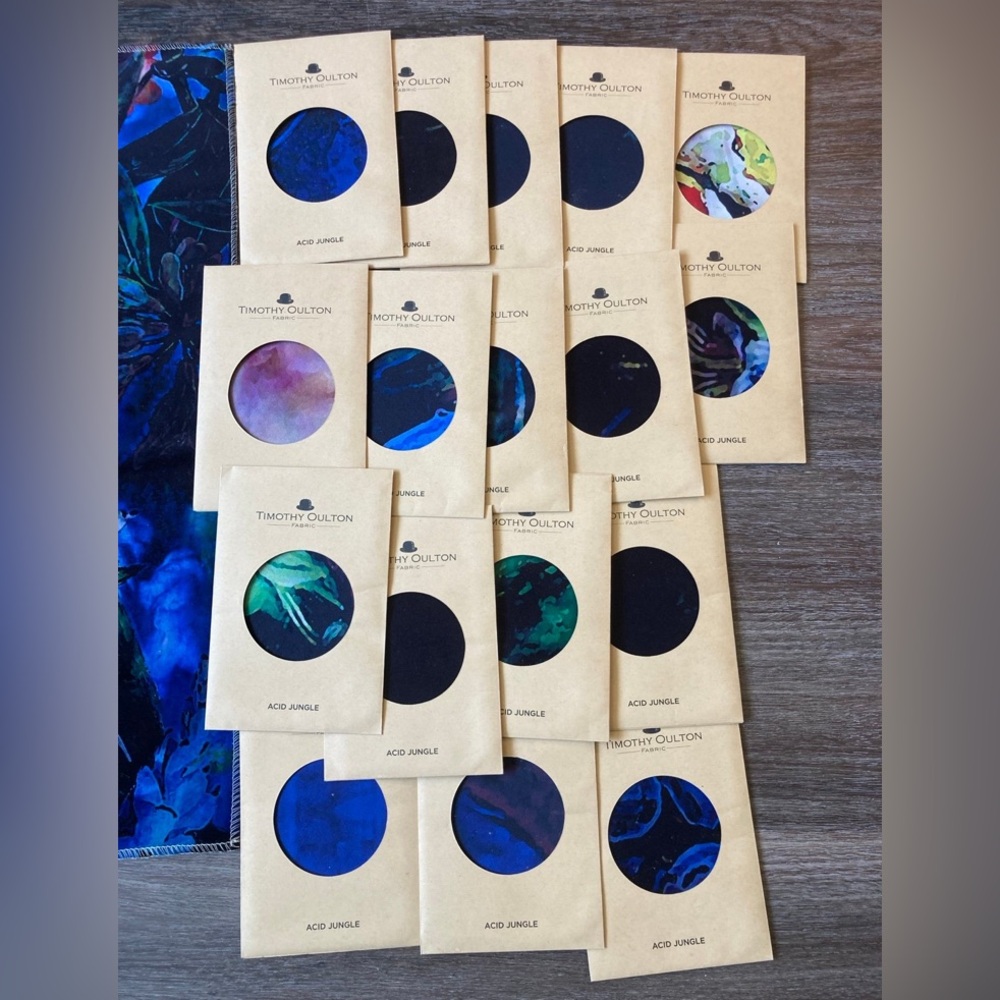 10 piece LotTimothy Oulton Fabric Swatches